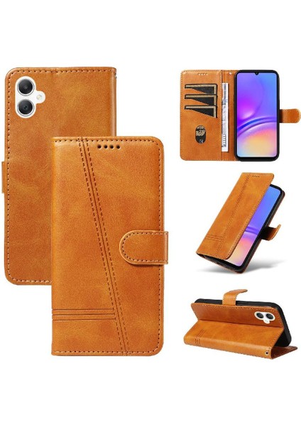 Kredi Kartı Yuvası ile Galaxy A06 Için Filp Durumda Cüzdan Telefon Kılıfı (Yurt Dışından)