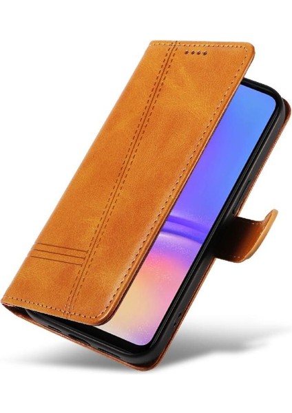 Kredi Kartı Yuvası ile Galaxy A06 Için Filp Durumda Cüzdan Telefon Kılıfı (Yurt Dışından) modelleri