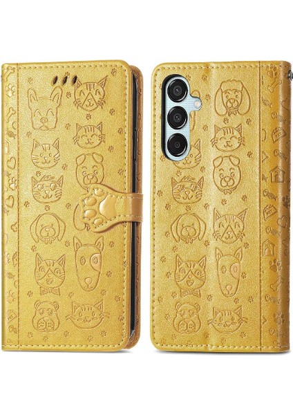 Galaxy Flip Flip Kapak Için Kılıf Kısa Kayış Darbeye Karikatür (Yurt Dışından)