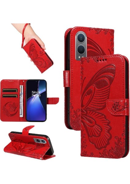 Oneplus Nord Ce4 Lıte 5g Için Flip Case Kredi ile Ayrılabilir El Kayışı (Yurt Dışından)