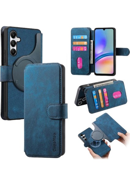 Galaxy A05S Kart Standı Mıknatıs Koruyucu Malzeme Için Flip Case (Yurt Dışından)