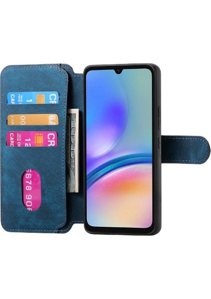 Galaxy A05S Kart Standı Mıknatıs Koruyucu Malzeme Için Flip Case (Yurt Dışından) fiyatları