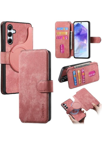 Galaxy Galaxy Mıknatıs Koruyucu Malzeme Retro Cüzdan Için Flip Case (Yurt Dışından)