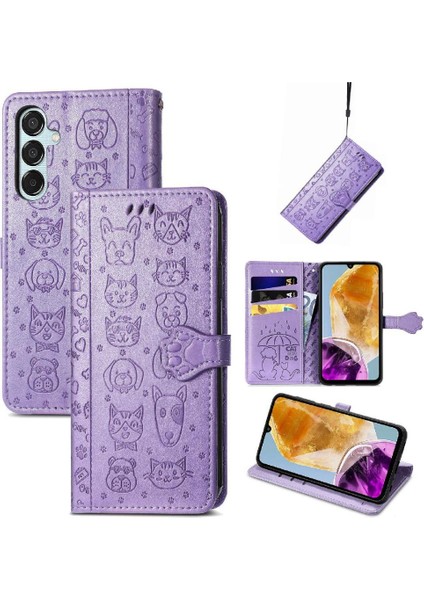 Galaxy Flip Flip Kapak Için Kılıf Kısa Kayış Darbeye Karikatür (Yurt Dışından) fiyatları