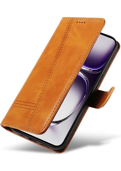 Oppo Filp 12 5g Için Filp Durumda Preslenmiş Pu Deri Cüzdan Telefon Kılıfı ile (Yurt Dışından) modelleri