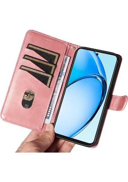 Oppo A60 4g Için Filp Durumda Kredi ile Pu Deri Cüzdan Telefon Kılıfı Preslenmiş (Yurt Dışından) fiyatları