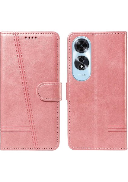 Oppo A60 4g Için Filp Durumda Kredi ile Pu Deri Cüzdan Telefon Kılıfı Preslenmiş (Yurt Dışından) fırsatları
