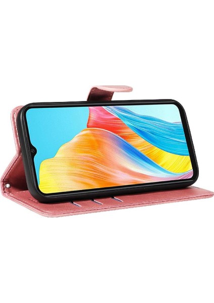 Oppo A38 4G/A18 4g Preslenmiş Pu Deri Cüzdan Telefon Kılıfı Için Filp Durumda (Yurt Dışından) fiyatları