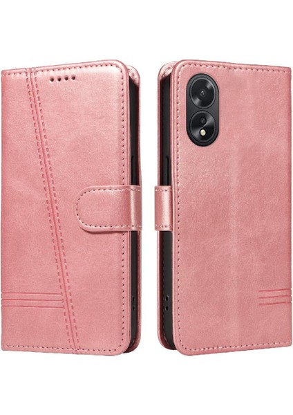 Oppo A38 4G/A18 4g Preslenmiş Pu Deri Cüzdan Telefon Kılıfı Için Filp Durumda (Yurt Dışından) fırsatları