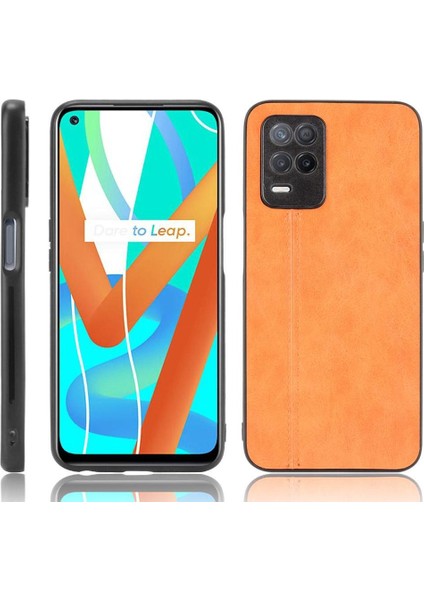 Realme 8 5g Için Hafif Durumda Klasik Sözleşmeli Tasarım Darbeye Ince (Yurt Dışından)