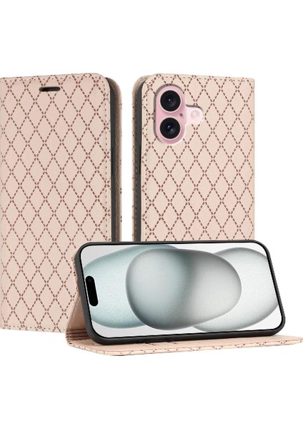 IPhone 16 Için Kılıf Artı Cüzdan Kartvizit Yuvaları Tutucu Manyetik Çevirin (Yurt Dışından)