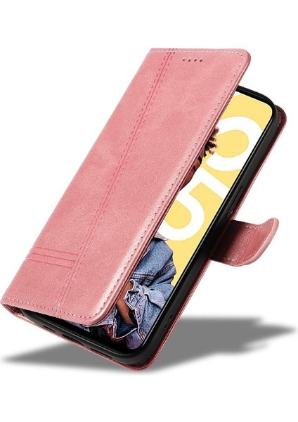 Realme C55 Preslenmiş Pu Deri Ayrılabilir Siyah Bilezik Durumda Için Filp Durumda (Yurt Dışından) fiyatları