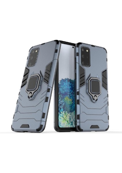 Halka Araba Dağı Kickstand Kılıf Samsung Galaxy S20 Artı Askeri Sınıf (Yurt Dışından) fiyatları