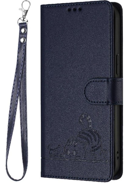 Tcl 501 Kedi Rfıd Kart Yuvası Tutucu Için Kılıf Kickstand Cüzdan Kapak Çevirin (Yurt Dışından) fırsatları