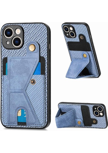 IPhone 15 Için Kılıf Braketi Manyetik Tasarım Standı Fonksiyonu Kart Sahibi (Yurt Dışından)