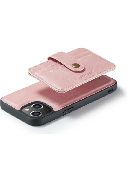 IPhone 14 Artı Cüzdan Manyetik Rfıd Engelleme Kablosuz Şarj Için Kılıf (Yurt Dışından)
