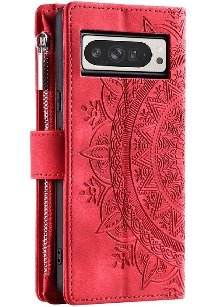 Google Pixel 9 Pro Xl Için Flip Case El Kayışı ile Birden Fazla Kart Getirmek (Yurt Dışından)
