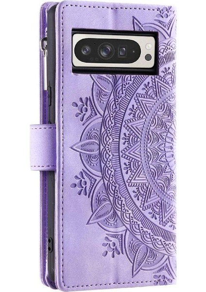 Google Pixel 9 Pro Xl Için Flip Case El Kayışı ile Birden Fazla Kart Getirmek (Yurt Dışından)