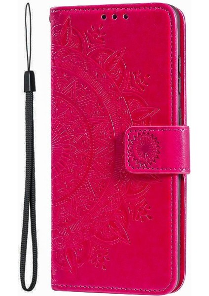 IPhone 16 Için Flip Case Pro Max Totem Kabartma Pu Deri Kickstand (Yurt Dışından)