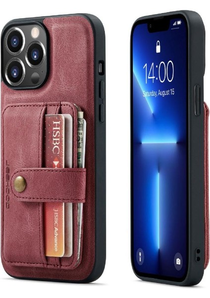 IPhone 13 Için Kılıf Pro Max Manyetik Rfıd Engelleme Kablosuz Şarj (Yurt Dışından)