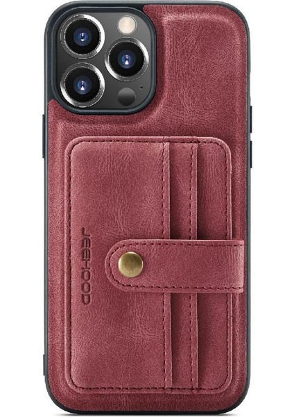 IPhone 13 Için Kılıf Pro Max Manyetik Rfıd Engelleme Kablosuz Şarj (Yurt Dışından)