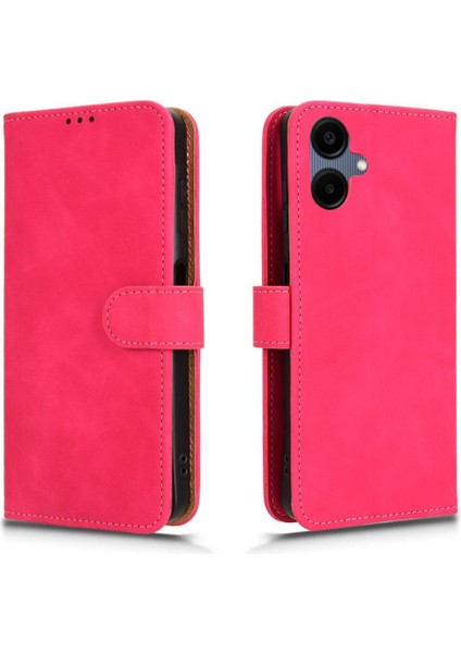 Samsung Galaxy A06 Kickstand Cüzdan Yan Toka Pu Kart Için Flip Case (Yurt Dışından)