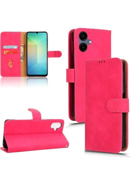 Samsung Galaxy A06 Kickstand Cüzdan Yan Toka Pu Kart Için Flip Case (Yurt Dışından) indirimleri