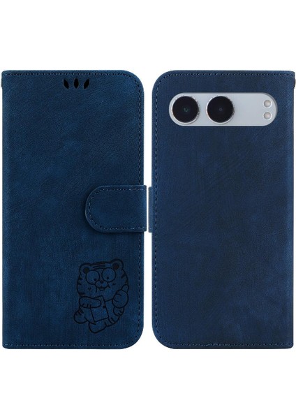 Oneplus Nord 4 Için Kılıf Kabartmalı Sevimli Kaplan Flip Folio Tutucu Kapak Kılıf (Yurt Dışından)