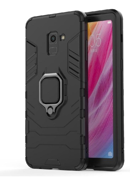 Halka Araba Dağı Kickstand Kılıf Galaxy A8 Artı 2018 Metal Halka (Yurt Dışından) fiyatları