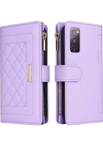 Galaxy S21 Darbeye Cüzdan Kart Yuvaları Kayış Için Flip Case (Yurt Dışından) modelleri