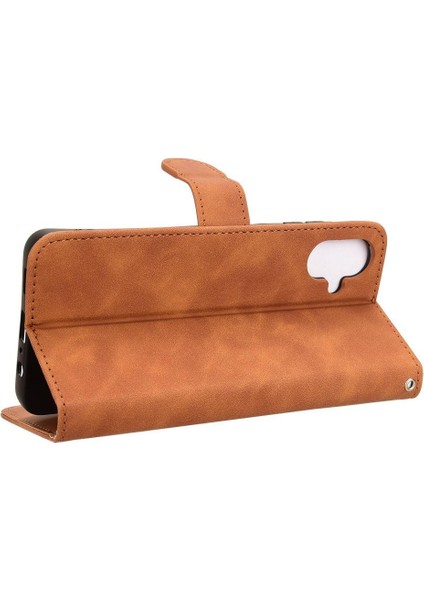Samsung Galaxy A06 Kickstand Cüzdan Yan Toka Pu Kart Için Flip Case (Yurt Dışından) modelleri