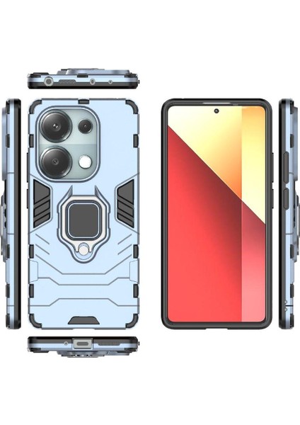 Halka Araba Montaj Kickstand Durumda Xiaomi Redmi Için Not 13 Pro 4g Metal Halka (Yurt Dışından)