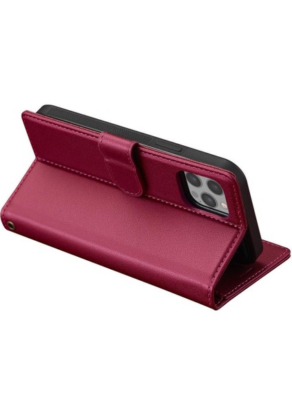 IPhone 11 Için Flip Case Pro Bölünmüş Deri Cüzdan Telefon Kapak Pu Deri 2 (Yurt Dışından)