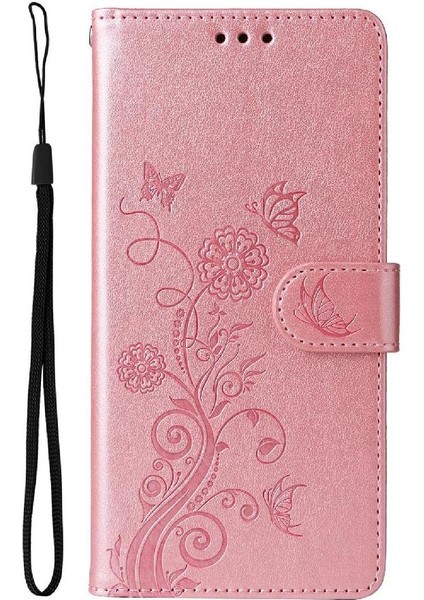 IPhone 12 Için Flip Case Pro Max Flip Çiçek Cardyuvaları Deri (Yurt Dışından)