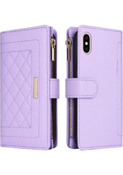 IPhone x Için Flip Case/xs Darbeye Cüzdan Kayış Kart Yuvaları (Yurt Dışından)