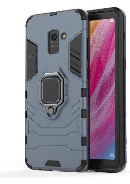 Halka Araba Dağı Kickstand Kılıf Galaxy A8 Artı 2018 Metal Halka (Yurt Dışından) fiyatları