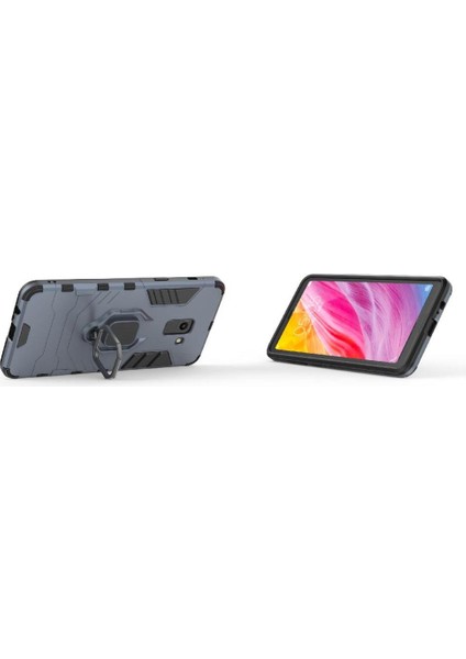 Halka Araba Dağı Kickstand Kılıf Galaxy A8 Artı 2018 Metal Halka (Yurt Dışından) modelleri