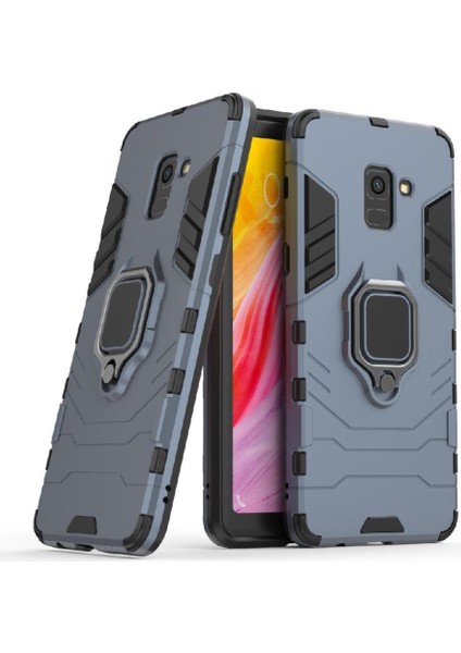 Halka Araba Dağı Kickstand Kılıf Galaxy A8 Artı 2018 Metal Halka (Yurt Dışından) indirimleri