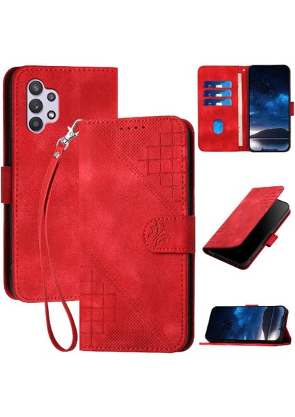 Ayrılabilir El Kayışı Yüksek Telefon ile Galaxy A32 5g Için Flip Case (Yurt Dışından)