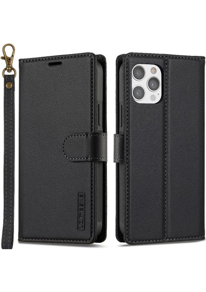 IPhone 11 Için Flip Case Pro Max Bölünmüş Deri Cüzdan Telefon Kapak 2 In 1 Pu (Yurt Dışından)