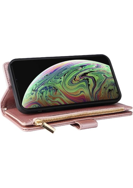 IPhone Xs Max Kart Yuvaları Için Flip Case Cüzdan Kayış Darbeye (Yurt Dışından) modelleri