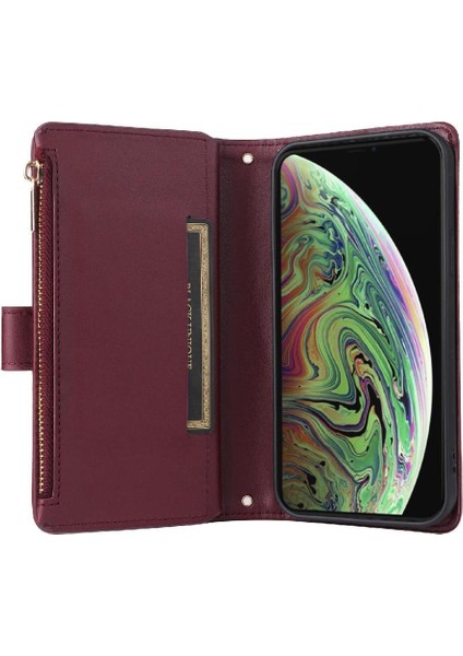IPhone Xs Max Kart Yuvaları Için Flip Case Cüzdan Kayış Darbeye (Yurt Dışından) indirimleri