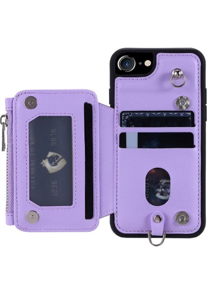 IPhone Se3 Için Cüzdan Durumda/folio Flip Folio Kılıf Kickstand Rfıd Engelleme 3 (Yurt Dışından) fırsatları