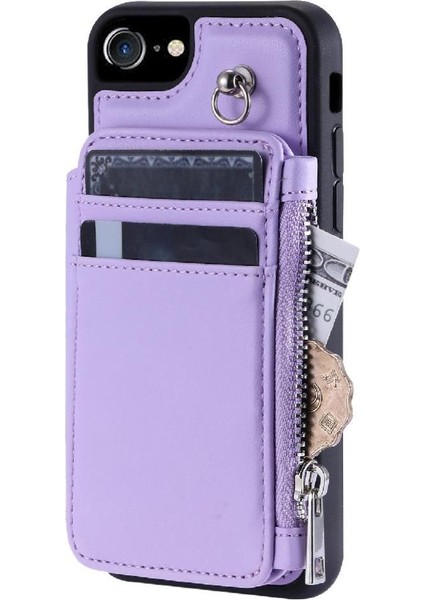 IPhone Se3 Için Cüzdan Durumda/folio Flip Folio Kılıf Kickstand Rfıd Engelleme 3 (Yurt Dışından) indirimleri