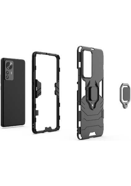 Halka Araba Montaj Kickstand Durumda Xiaomi 12 PRO/12S Pro Kickstand Metal (Yurt Dışından) fiyatları