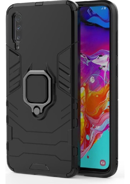 Halka Araba Dağı Kickstand Kılıf Galaxy A70 Metal Halka Tutucu (Yurt Dışından) indirimleri