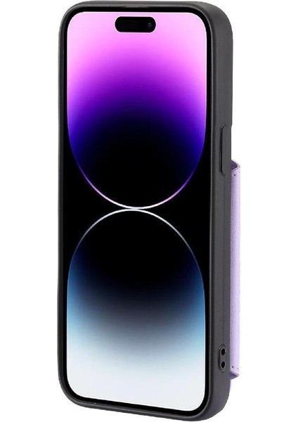 Cüzdan Kılıf IPhone 13 Için Pro Max Pu Deri Kickstand Flip Folio Kılıf 3 (Yurt Dışından)