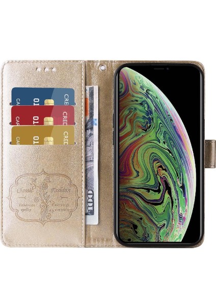 IPhone x Için Flip Case/xs Flip Çiçek Cardyuvaları Deri (Yurt Dışından)