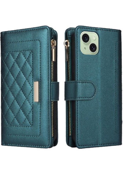 IPhone 15 Için Flip Case Darbeye Kart Yuvaları Cüzdan Kayış (Yurt Dışından) fırsatları