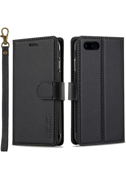 IPhone Se 2020/2022 Bölünmüş Deri Cüzdan Telefon Kapak Pu Kılıf Için Flip Case (Yurt Dışından)
